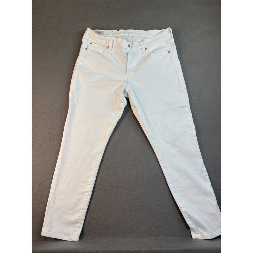 White Gap Ankle Jean Size